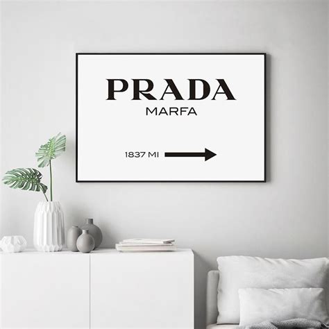 cuadro de prada marfa|Prada marfa logo.